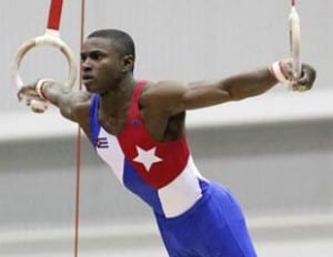 Cuban gymnast, Manrique Larduet 