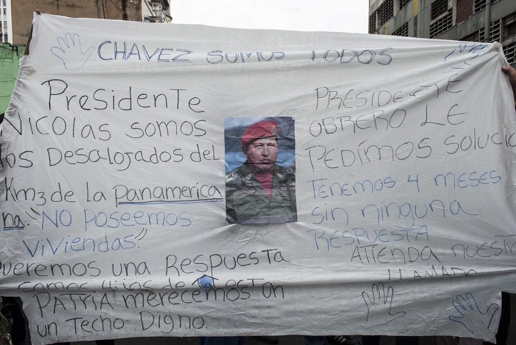 Government forces are campaigning by invocking the late Hugo Chavez.