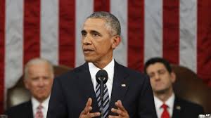 Barack Obama in his last State of the Union address of his presidency. Photo: voanews.com