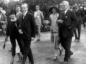 Calvin Coolidge visiting Cuba in 1928.