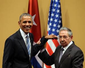 Barack Obama and Raul Castro after their press conference on March 21, 2016. Photo: Alejandro Ernesto/EFE