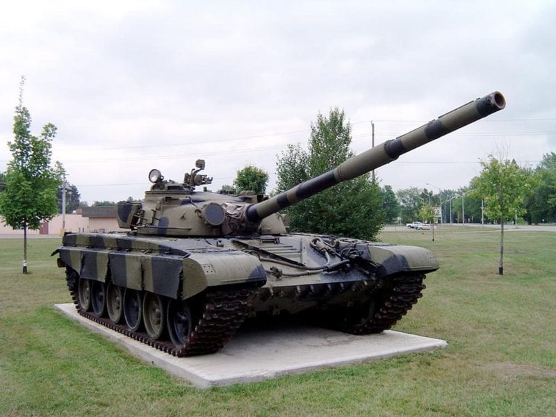 A Russian T-72B1 tank. Photo: Wikipedia