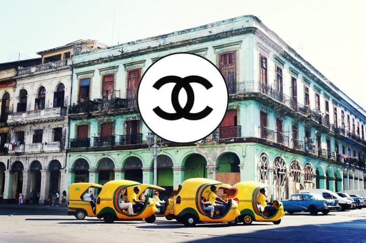 Chanel in Havana, Cuba. Foto: Style Blog