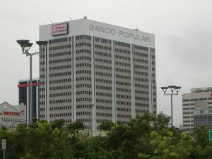 The Popular Bank buildling in Puerto Rico.