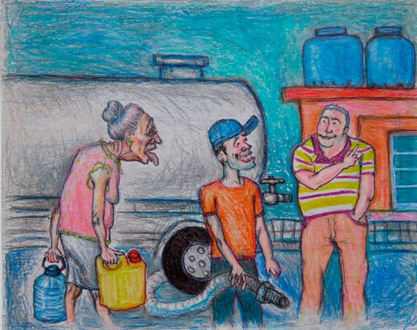 The price of water.  Illustration: Carlos