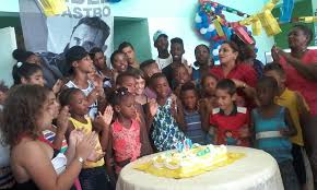 Children celebrate Fidel Castro’s 90th birthday at a home for children without a family home, in Cuba.  Photo: radiorebelde.cu.