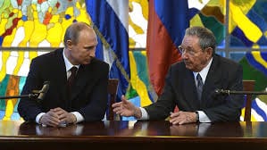Presidents Putin y Castro. Photo: aporrea.org