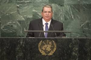 Omar Halleslevens, the current Nicaraguan vice president in a speech to the United Nations.