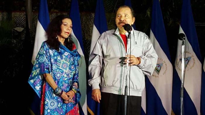 Danel Ortega and his wife/VP candidate Rosario Murillo. Photo: el19digital.com