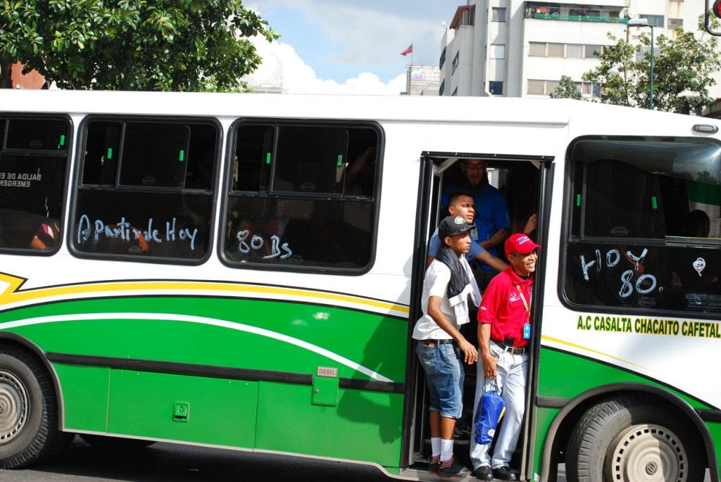 Bus service in Caracas