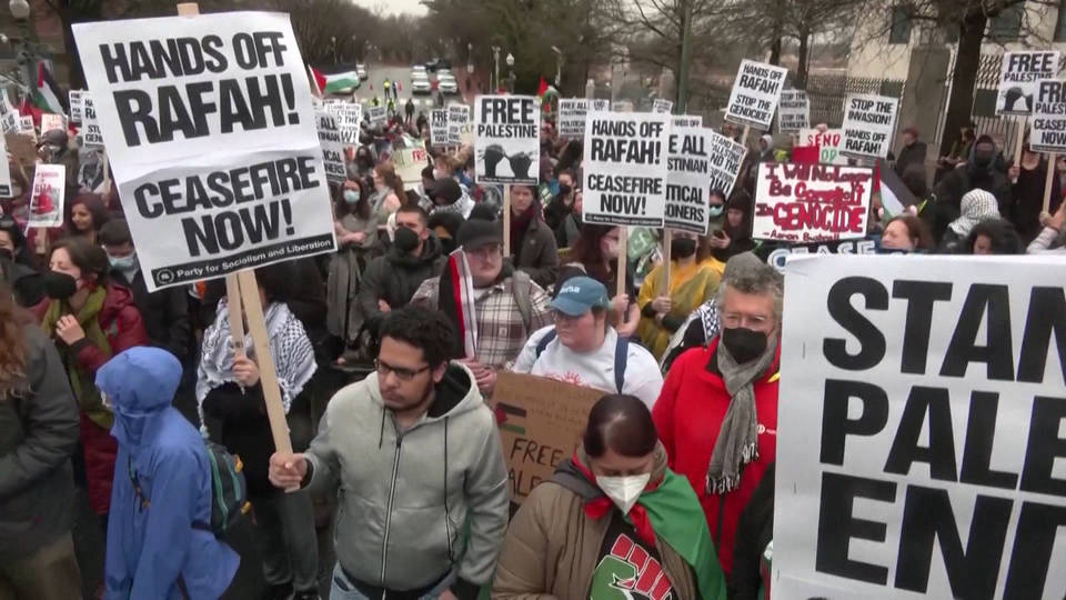 In Global Day Of Action On Gaza Protesters Condemn US Arming Of Israel