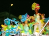 The brightly colored wardrobe of the kids as they were seen on floats.