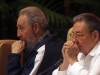 Fidel and Raul Castro at the closing session of the 6th Communist Party Congress.  Photo: Jorge Luis Baños