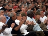 VP Jose Ramon Machado Ventura, first left, President Raul Castro, 3rd left.  Ciego de Avila July 26, 2011  Photo: Jorge Luis Baños/IPS