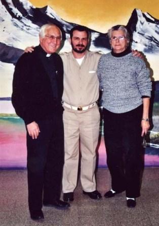 Fernando Gonzales with his mother Magali Lort and retired Roman Catholic auxiliary bishop of the Archdiocese of Detroit. Oxford Federal Prison Wisconsin