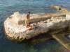 0013 Children at Havana’s Malecón seawall 