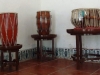 Musical instruments from India at Havana’s Asia Museum.