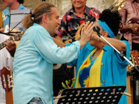 Leonid Agustin and Omara Portuondo