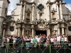 Leonid Agustin and Maraca concert in front of the Havana Cathedral