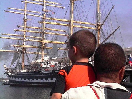 Russian School-Ship Visits in Cuba 