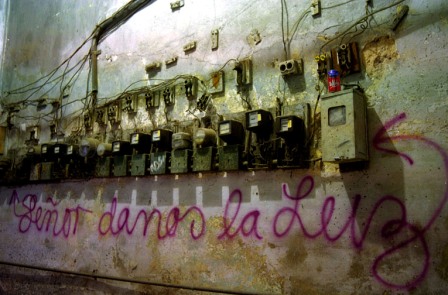 Graffiti Against Blackouts. Photo by AngelYu