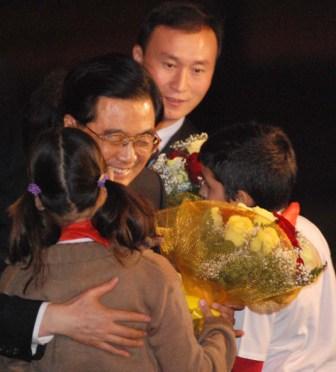 Hu Jintao during his last visit to Cuba.