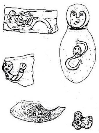 Pre-Columbian Cubans depicted the hurricane.