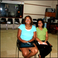 Izet Samá, left, pastor of the Reformed Presbyterian Church in Los Palos, Matanzas, Cuba.