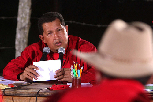 Venezuela president Hugo Chavez Frias, photo: Que Comunismo
