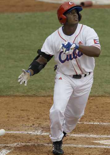 Giorvis Duvergel drove in the winning run in Thursday’s nightcap. 