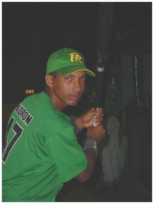 Outfielder Jorge Padron surprised fans by pitching the ninth inning against Japan on Saturday.