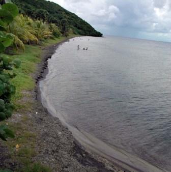 Black sand beach on Cuba’s Isle of Youth. Photo: Caridad