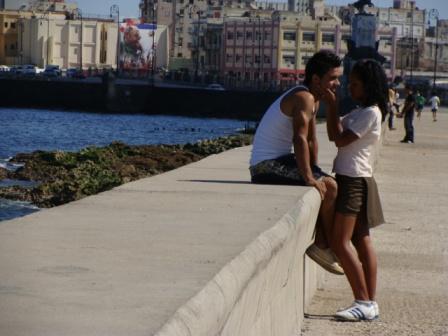 Havana’s Malecon Seawall.  Photo: Ana Maria Gonzalez