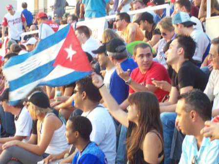 Cuba-Puerto Rico game at 2009 World Cup Baseball Championships in Barcelona, Spain. That was why as soon as I learned that Cuba would play in Barcelona as part of group B of the World Baseball Cup, I didn’t doubt for a second to tell my wife “honey, we have to get tickets for a ball game”