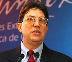 Cuban Foreign Minister Bruno Rodrigues