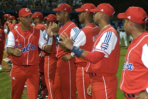 The Cuban Team has new uniforms for the World Cup.