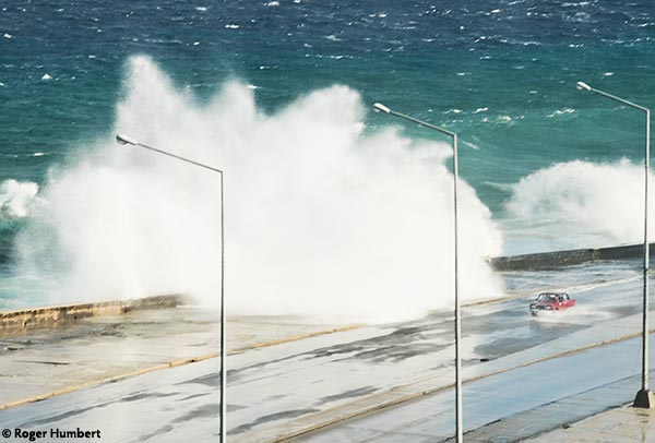 Havana during a storm. Photo Roger Humert