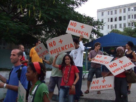 March against violence.  Photo: Irina Echarry