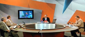 Cuba's Round Table evening TV Program