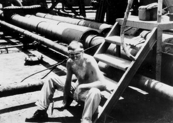 Ron working on "Seaweed", Cuba, 1991