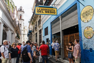 Old Havana's La Bodeguita del Medio.  Photo: Juan Suarez