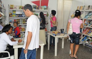The International Book Fair taking place in Cuba right now is dedicated to Daniel Chavarria, who has just been awarded the National Book Award. Photo: Raquel Perez 