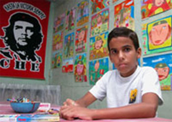 A Cuban student.