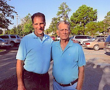 Rene Gonzalez and his father Candido. 