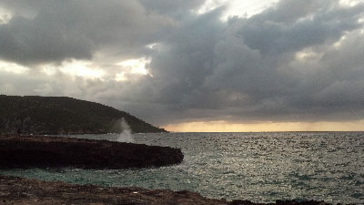 Cuban coastline.