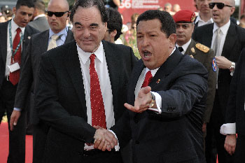 Oliver Stone and Hugo Chavez back in 2009.  Photo: commons.wikipedia.org