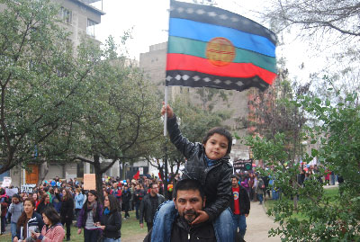 Protest in Chile for free, quality education.