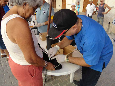 A recent anti-parasite campaign in Old Havana.