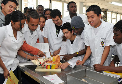 Every year, thousands of young people graduate from Havana’s Latin American School of Medicine and return to their countries as fully-trained medical professionals. Photo: Raquel Perez