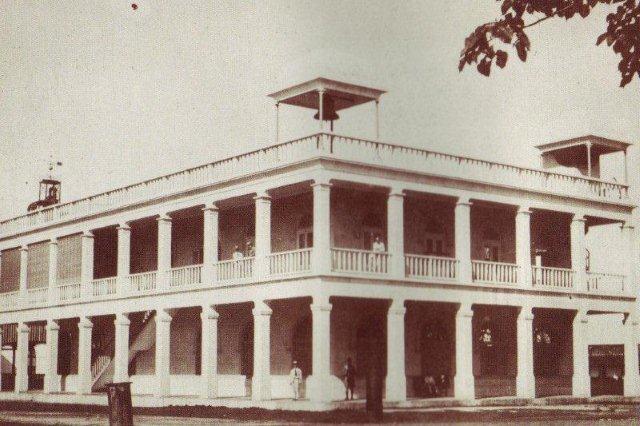 The Rosario Sugar Mill offices in its heyday.
